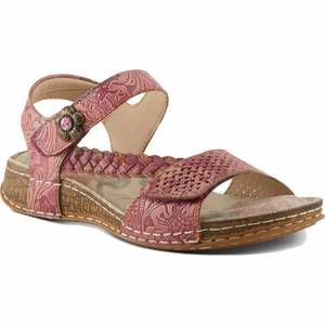 NEW SPRING STEP SHOES women's l'artiste popular sandal in plum